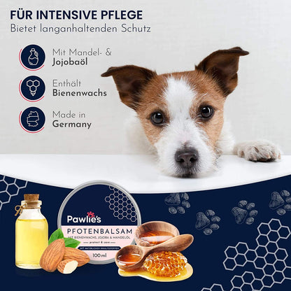 Natürliches Pfoten Balsam für Hunde | Perfekte Pflege für trockene Pfoten 100 ml