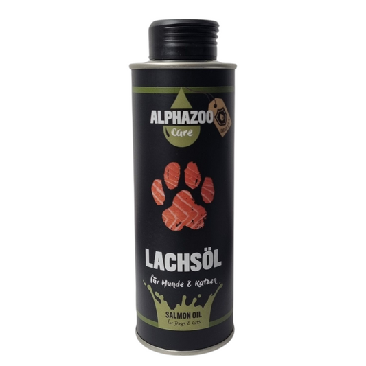 Premium Lachsöl von alphazoo: Omega-3 Quelle für Hunde 250ml