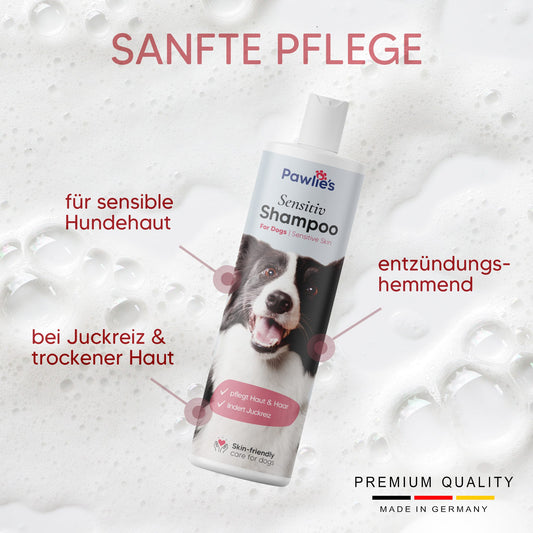 Sensitiv Hundeshampoo gegen Juckreiz | Sanfte Pflege für empfindliche Haut 250ml